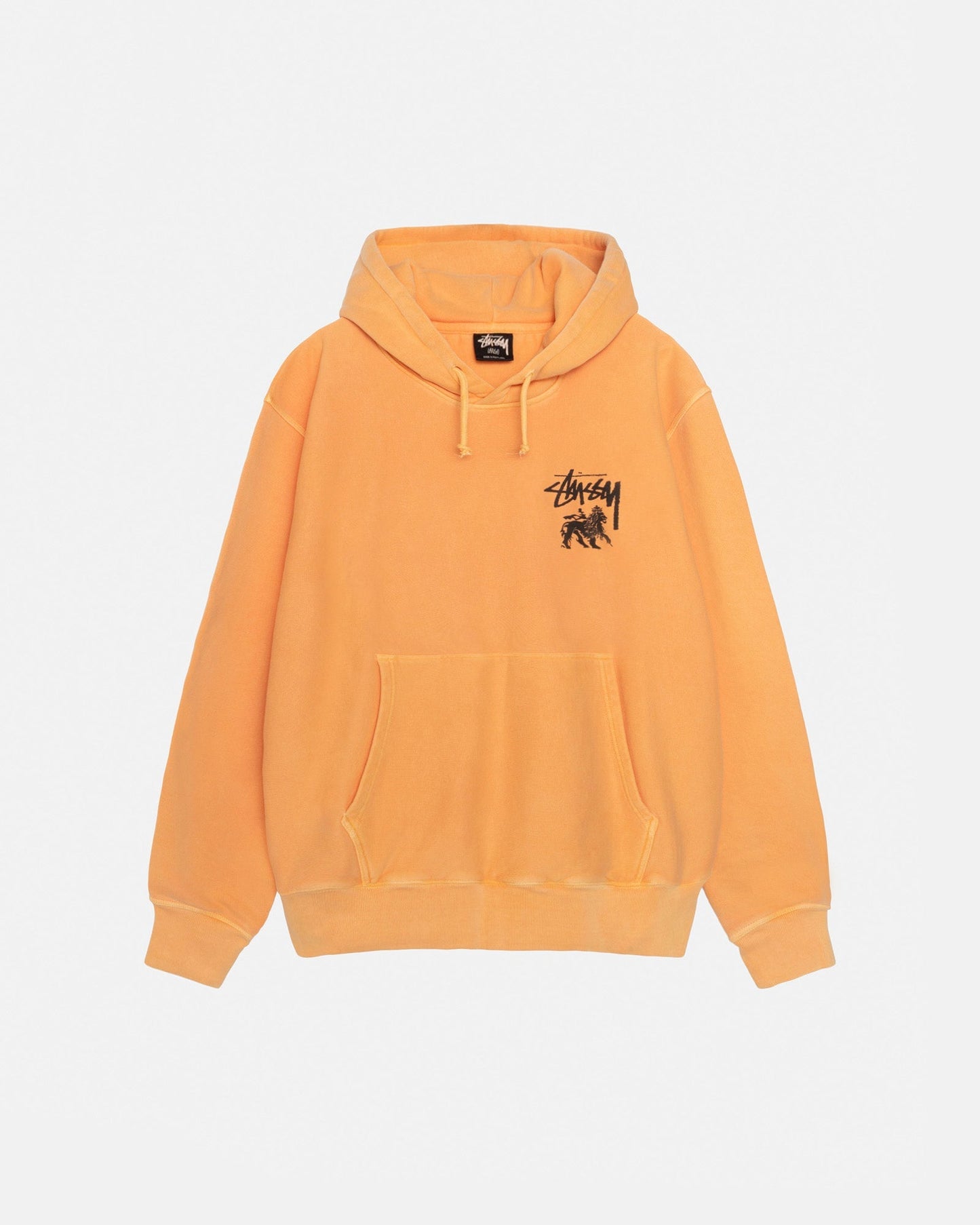 SWEAT À CAPUCHE RASTA LION TEINT EN PIGMENT