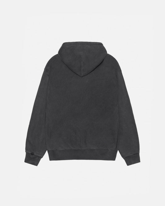 RASTA LION ZIP HOODIE PIGMENT DYED