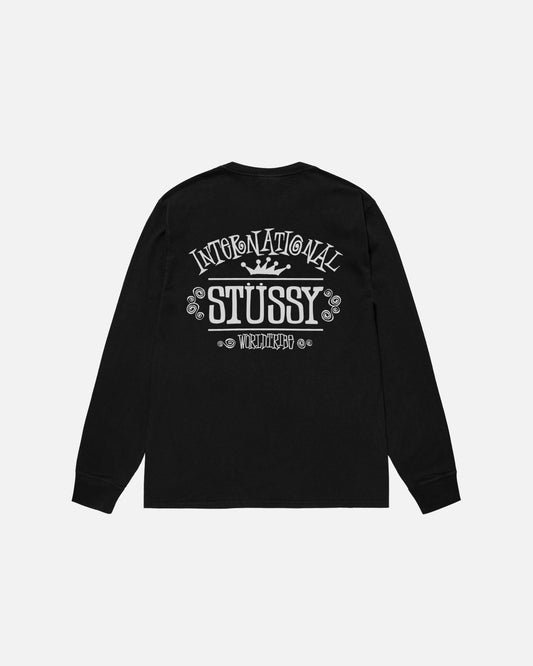 T-SHIRT MANCHES LONGUES WORLDWIDE TEINT EN PIÈCE
