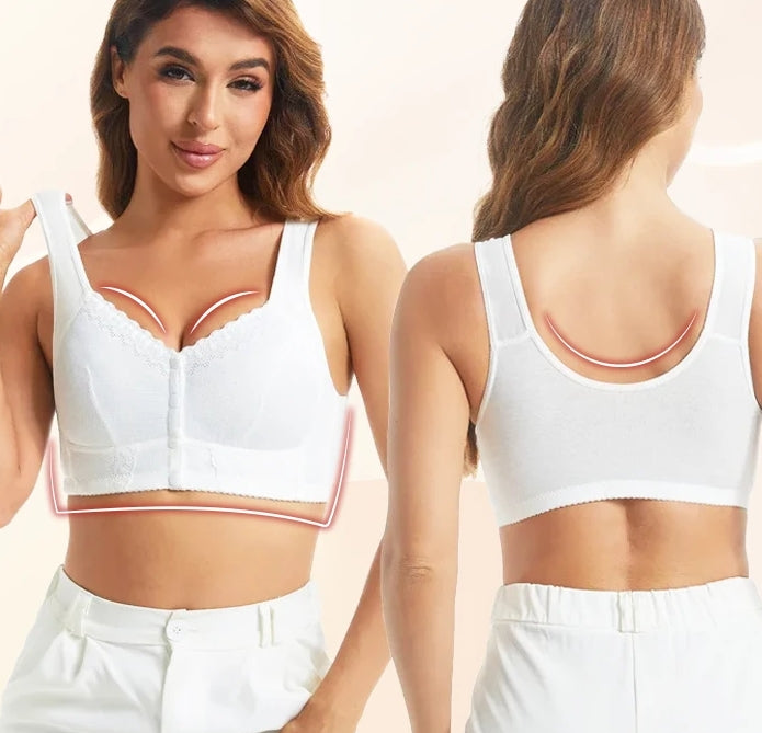 💝Vente flash💝Nouveau Soutien-gorge respirant à fermeture avant extensible 2024 pour seniors