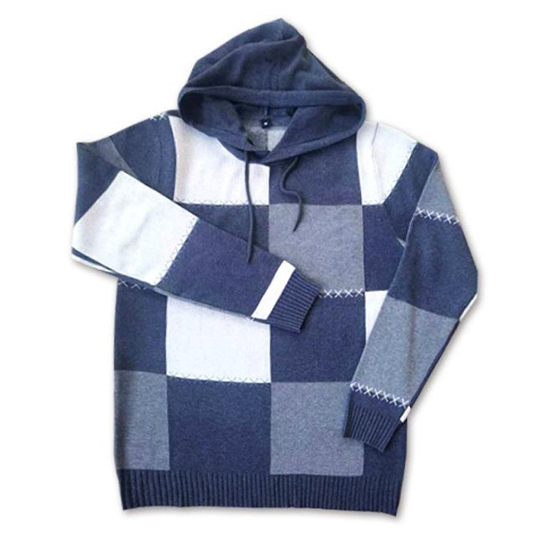Sweat à capuche bicolore pour homme