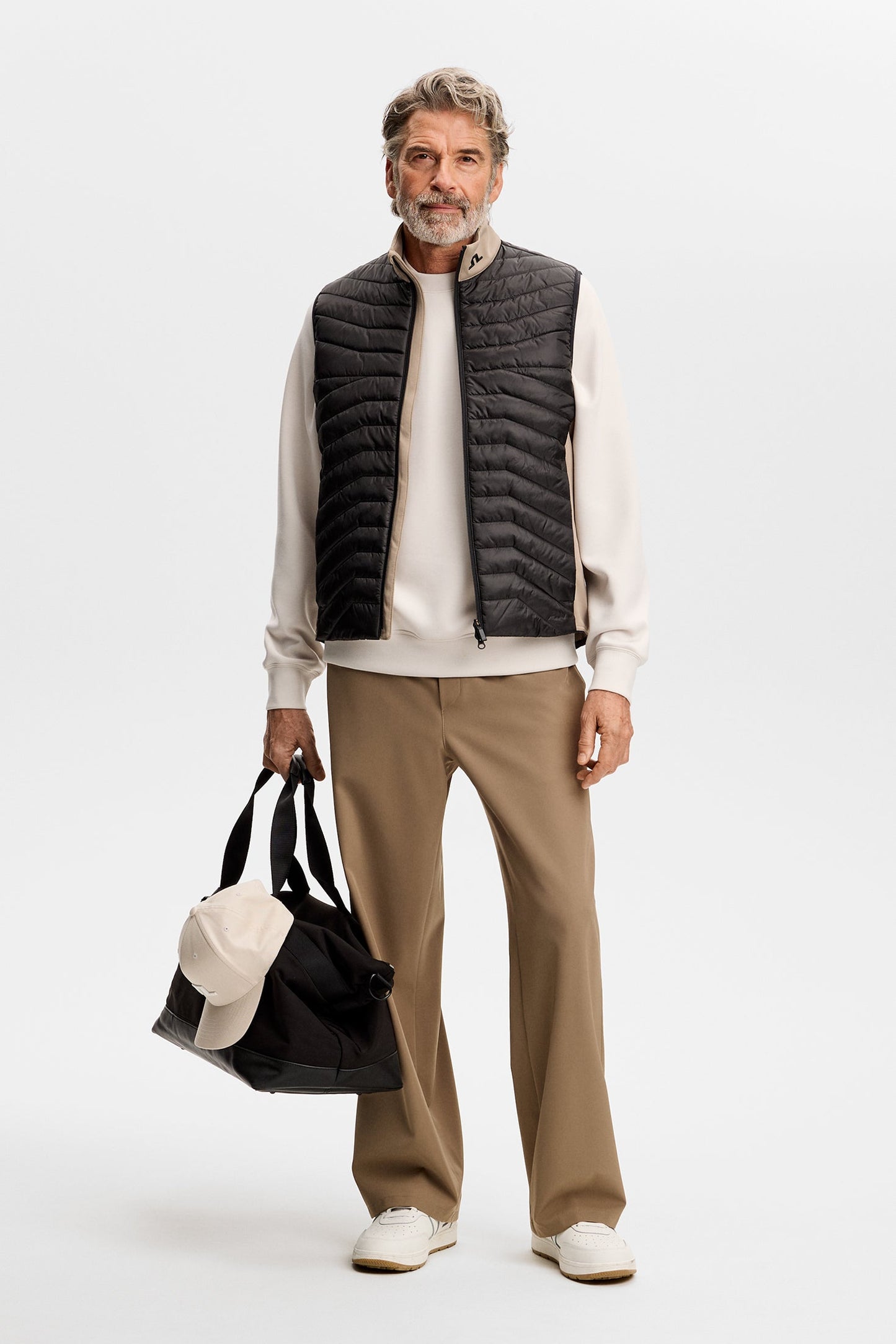 Heyden Quilt Hybrid Vest / Brindle