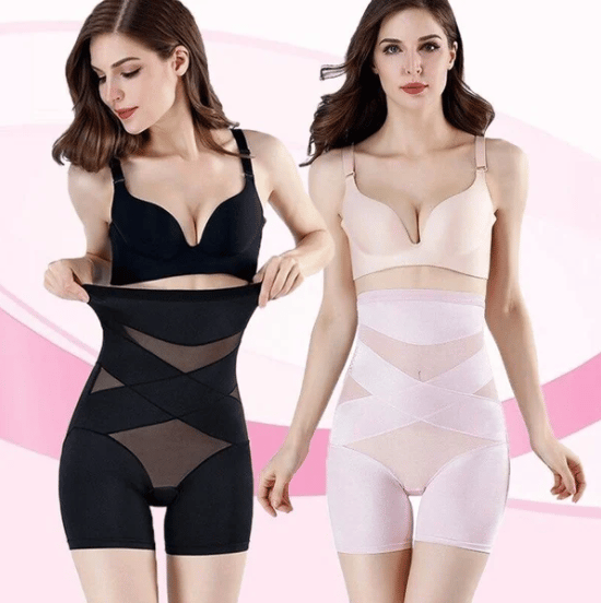 Nouveau Shaper Taille Haute Compression Croisée Abdominaux et Fessiers