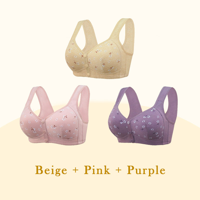 🎁1 acheté = 2 GRATUITS🎁 - Soutien-gorge à boutons sur le devant, confortable et pratique