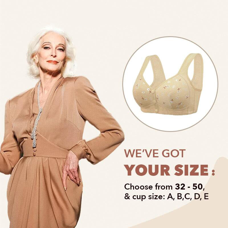 🎁1 acheté = 2 GRATUITS🎁 - Soutien-gorge à boutons sur le devant, confortable et pratique