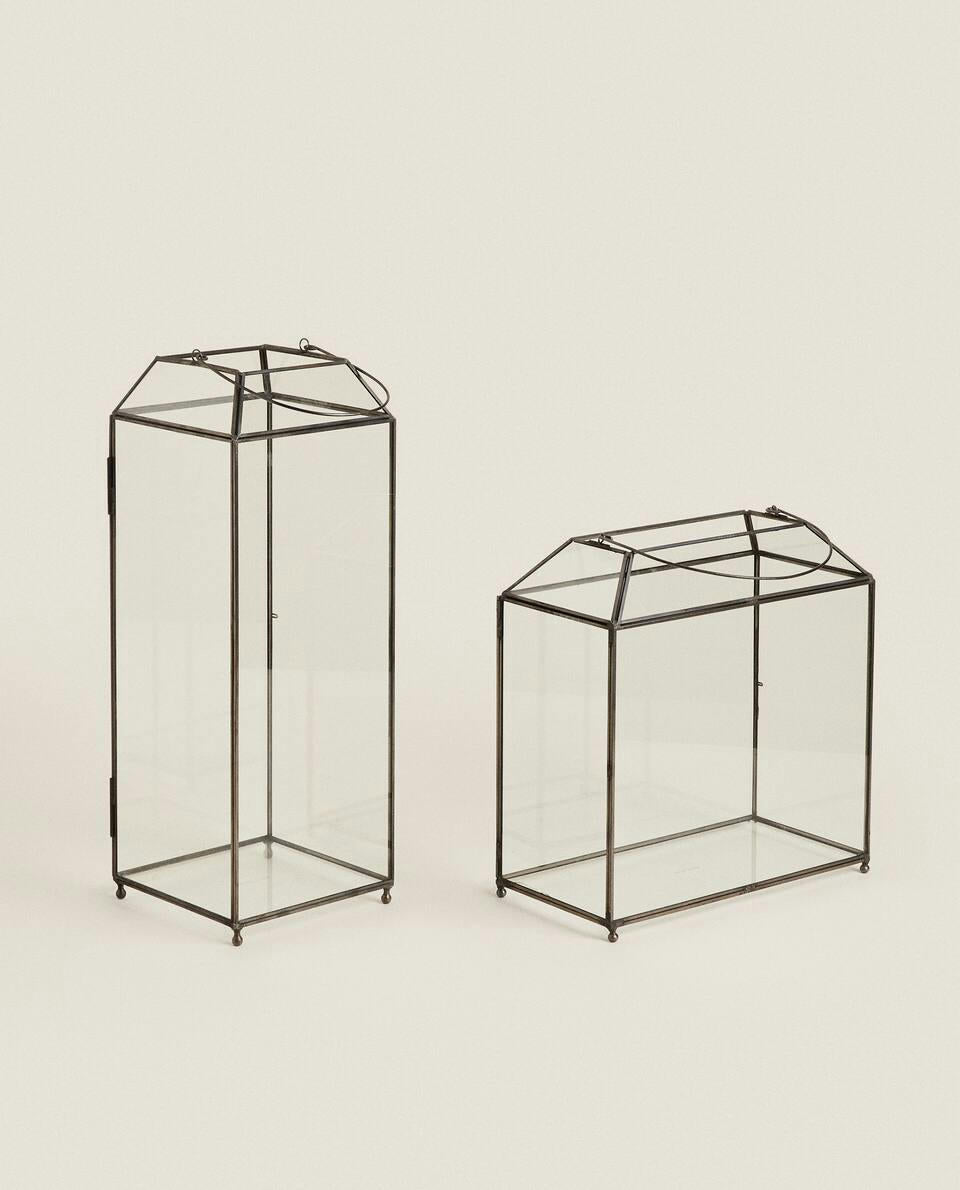 BLACK METAL LANTERN