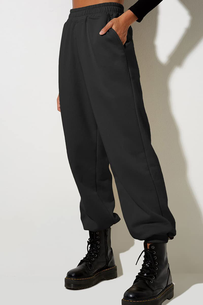 ✨Dernier jour : -69 %✨ Jogging ample taille haute pour femme avec poches