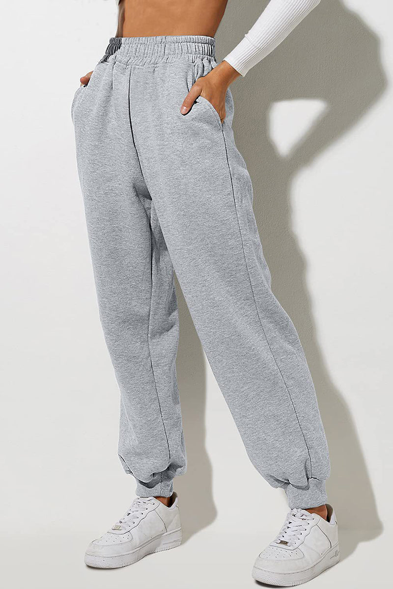 ✨Dernier jour : -69 %✨ Jogging ample taille haute pour femme avec poches