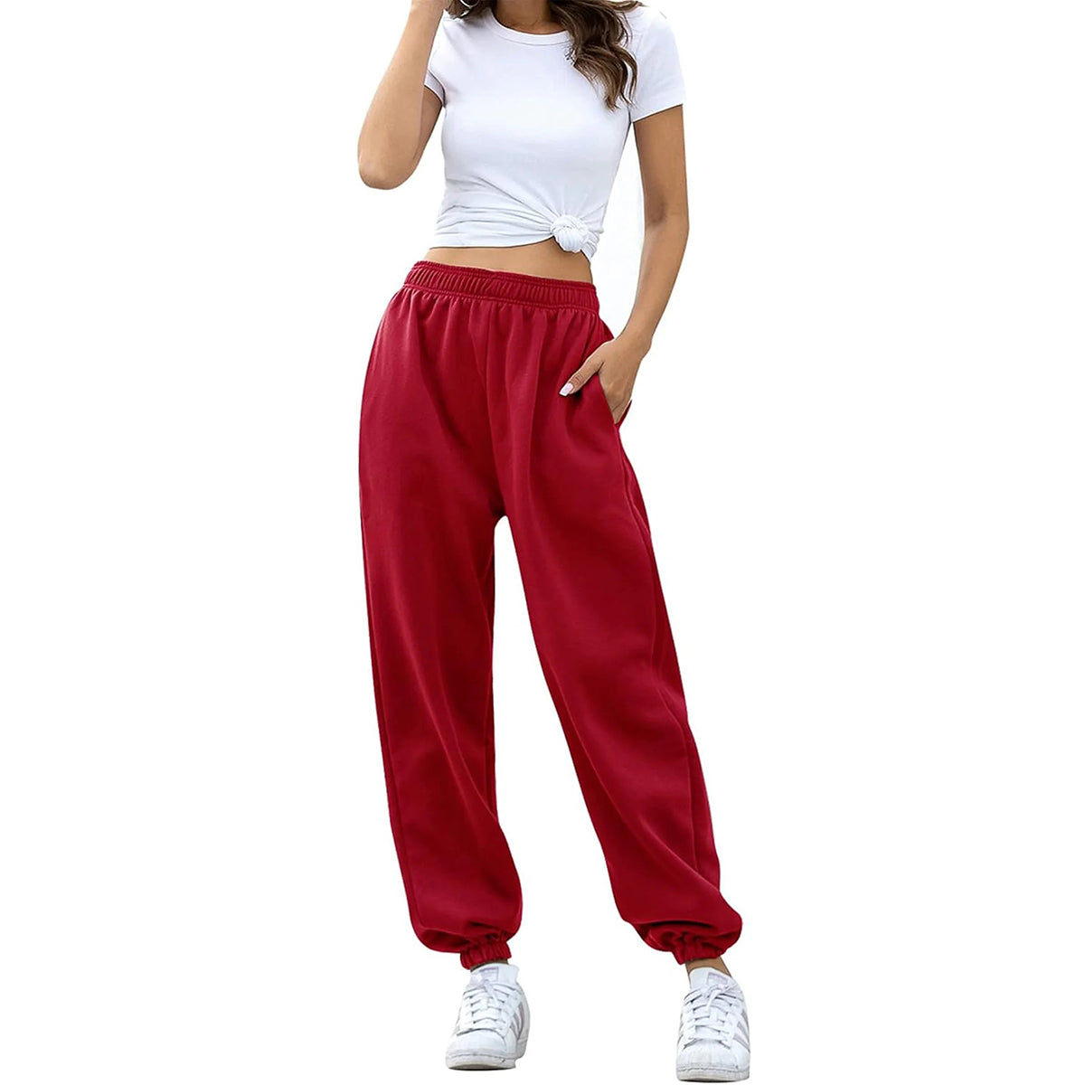 ✨Pantalon de jogging taille haute pour femmes, idéal pour l'entraînement