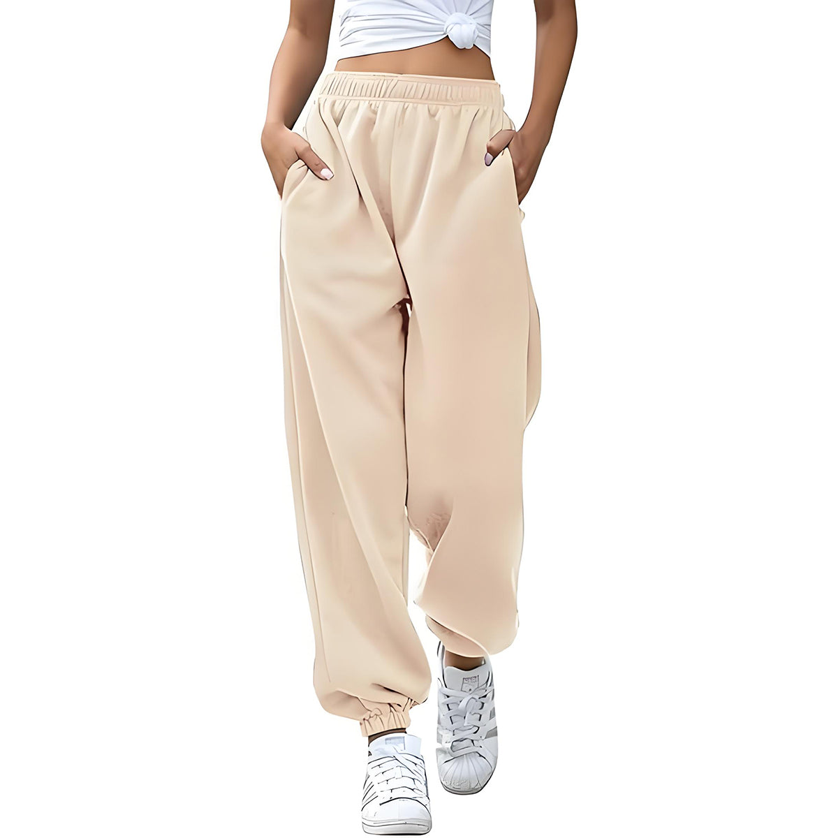 ✨Pantalon de jogging taille haute pour femmes, idéal pour l'entraînement