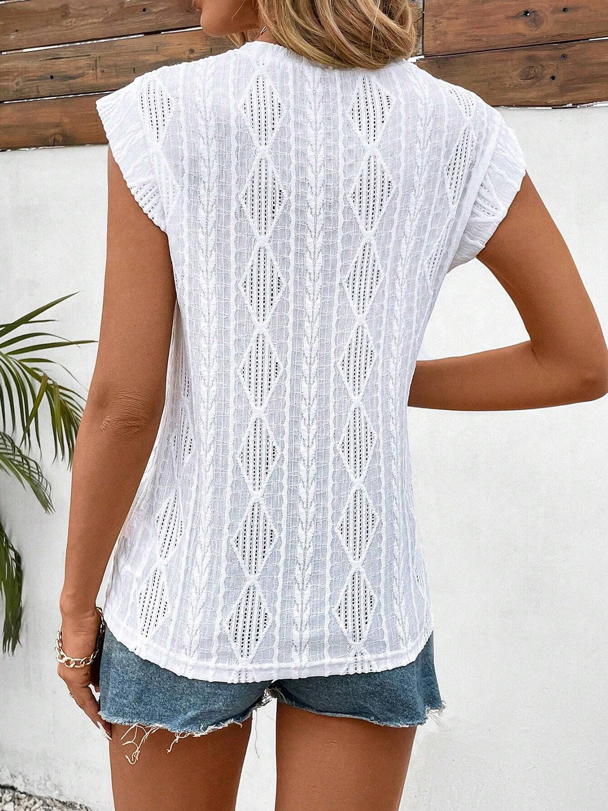 ✨T-shirt classique d'été jacquard à rayures pour femme