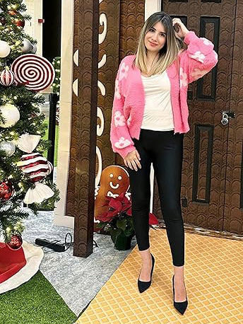 ✨Le Cardigan le plus vendu en 2025✨ | Cardigan Femme Léger en Maille Ouverte Florale Automne/Hiver