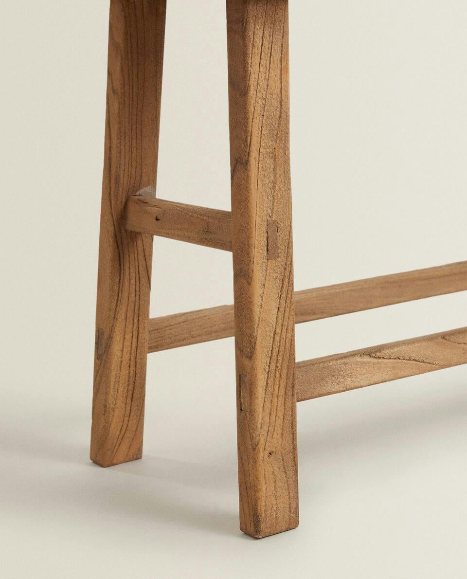ELM WOOD BENCH