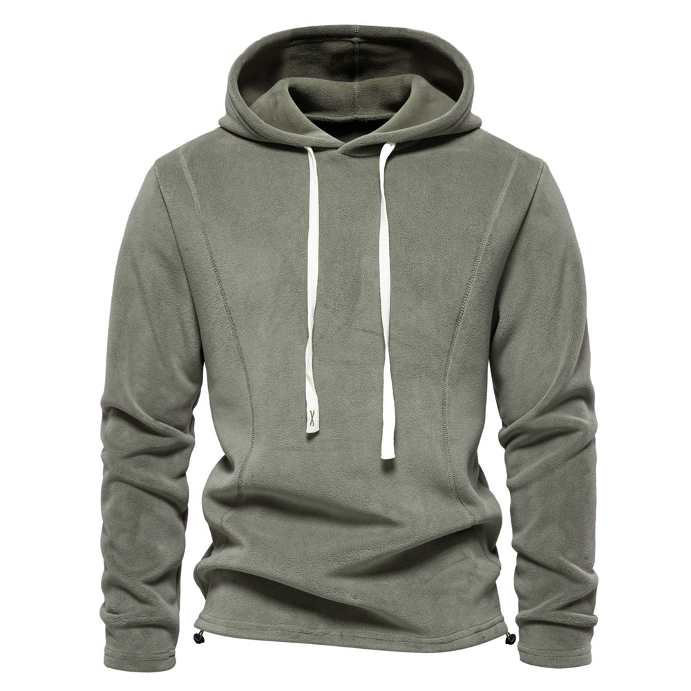 Pull à capuche pour homme avec cordon de serrage