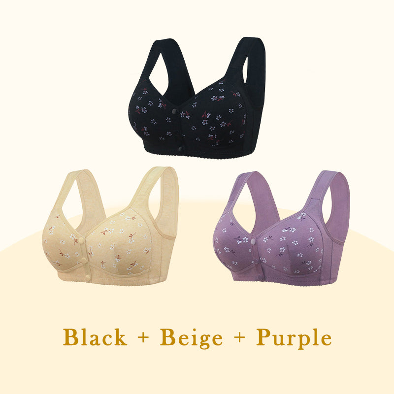🎁1 acheté = 2 GRATUITS🎁 - Soutien-gorge à boutons sur le devant, confortable et pratique