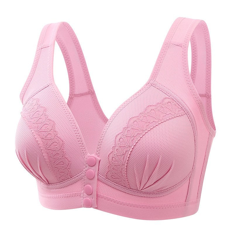 💕ACHETEZ-EN 1, OBTENEZ-EN 2 GRATUITS💕-Soutien-gorge en coton respirant et doux pour la peau à boutons sur le devant 2023