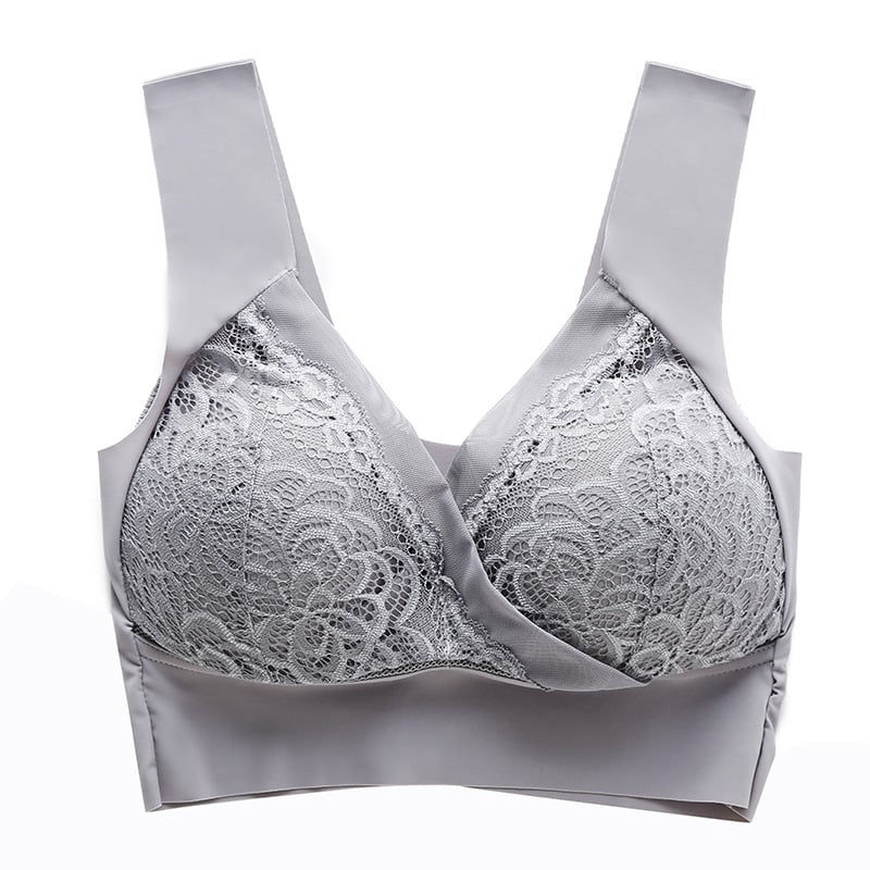 Soutien-gorge ROSY LIFT - Confort grandes tailles extra élastique sans armatures en dentelle