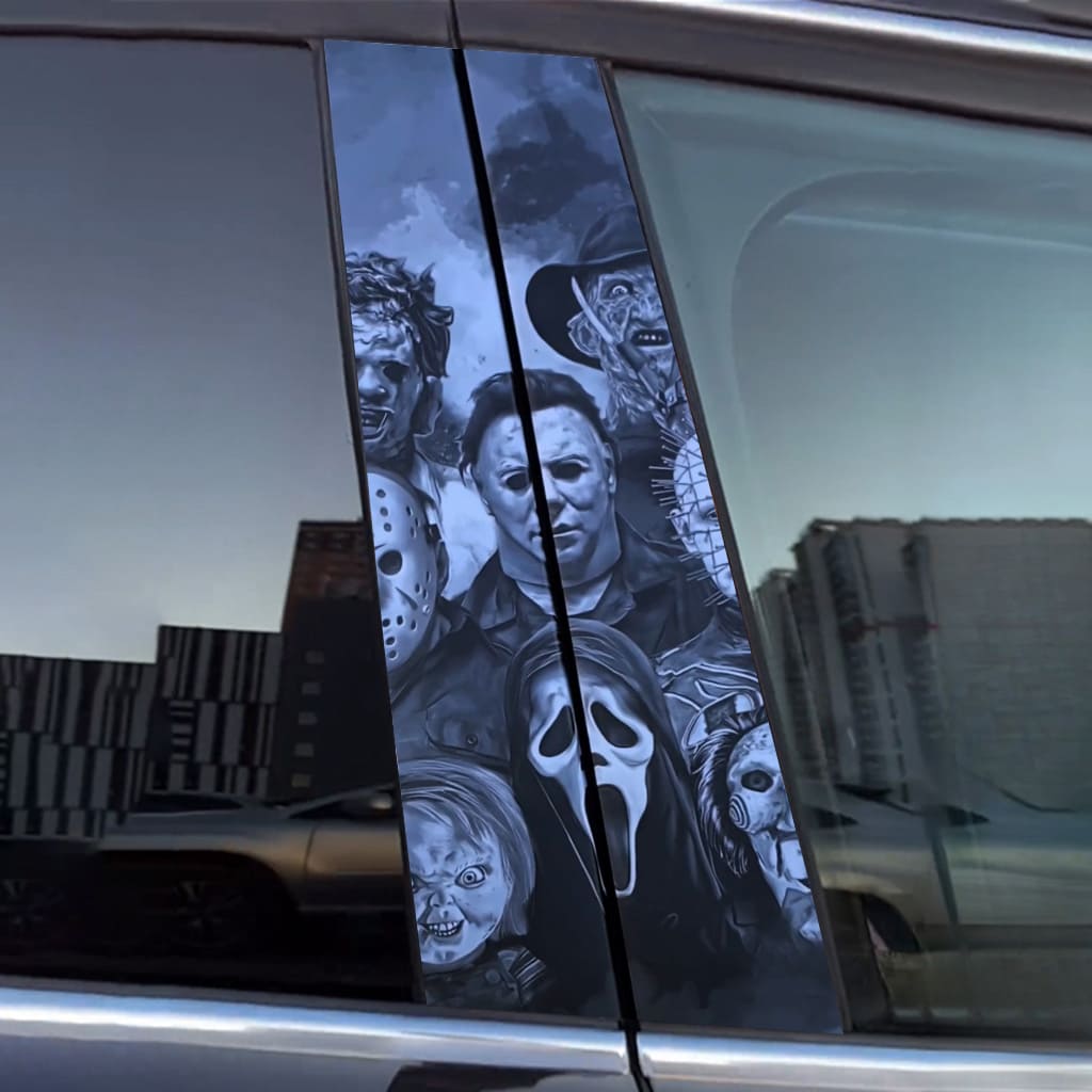 Autocollants de voiture Tête de mort en sucre