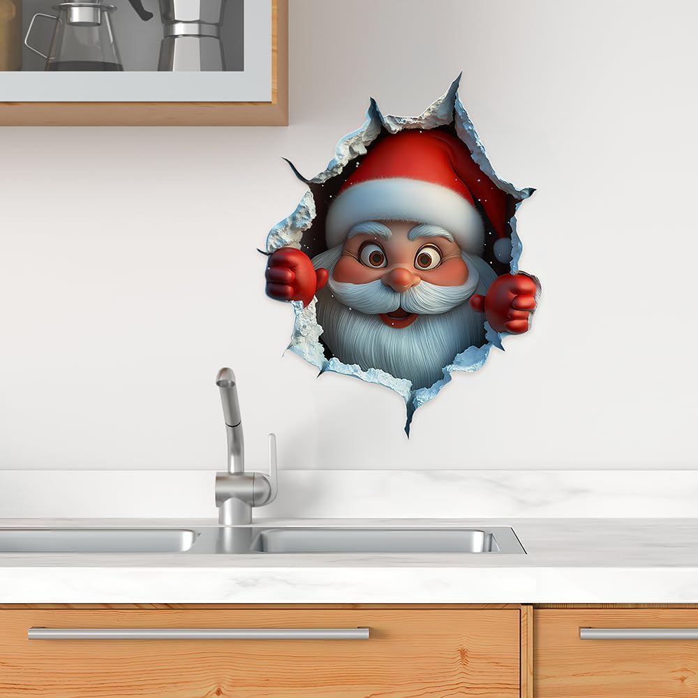🎄🔥Sticker Mural Créatif de Noël 2D